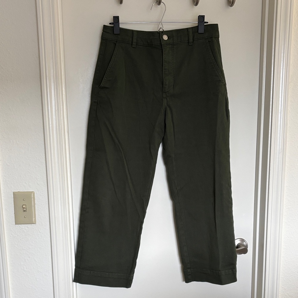 Everlane Cotton Twill Chino - Dark Green 8 Regular